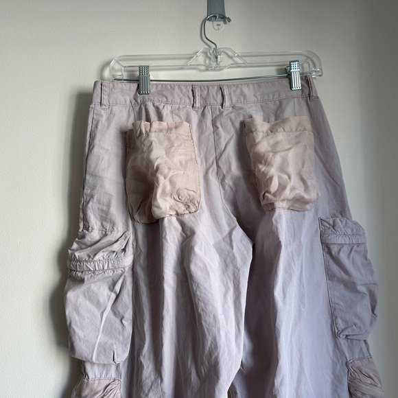 $598 John Elliott Women's US Small Relaxed Cargo Work Pant in Washed Orchid S - Picture 12 of 15